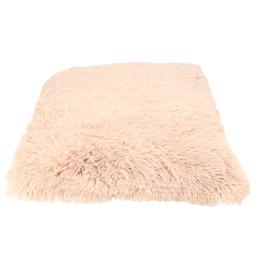 Dog Pillow Shaggy Fluffy Blød Hundepude i Creme